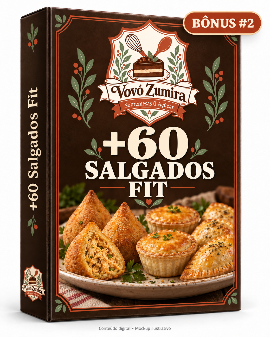 Capa do bônus 2: +60 Salgados Fit